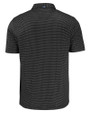 Louisville Cardinals College Vault Cutter & Buck Pike Eco Shadow Check Print Recycled Mens Polo Black Mannequin Back