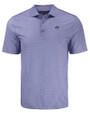 East Carolina (ECU) Pirates College Vault Cutter & Buck Pike Eco Shadow Check Print Recycled Mens Polo HYC_MANN_HG 