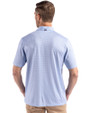 Hartford Yard Goats Cutter & Buck Pike Eco Diamond Dot Print Recycled Mens Polo Tour Blue Back