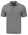 Oklahoma State Cowboys Wrestling Pete Cutter & Buck Pike Eco Flora Print Recycled Mens Polo BL_MANN_HG 