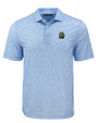 FIU Panthers College Vault Cutter & Buck Pike Eco Flora Print Recycled Mens Polo ALS_MANN_HG 