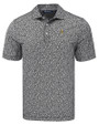 Idaho Vandals Cutter & Buck Pike Eco Flora Print Recycled Mens Polo BL_MANN_HG 