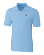 Jackson State Tigers Cutter & Buck Advantage Recycled Cotton-Blend Pique Mens Polo Atlas Light Blue Mannequin
