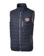 Texas Longhorns 100 Years at DKR Cutter & Buck Rainier PrimaLoft® Mens Eco Insulated Full Zip Puffer Vest Anthracite Melange Mannequin