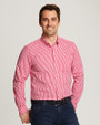 Cutter & Buck Long Sleeve Tailored Fit Stretch Gingham Mens Shirt CDR_PRO_HG 1