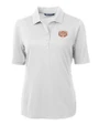 Texas Longhorns 100 Years at DKR Cutter & Buck Virtue Eco Pique Recycled Womens Polo White Mannequin