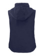 Texas Longhorns 100 Years at DKR Cutter & Buck Charter Eco Recycled Full-Zip Womens Vest Navy Blue Mannequin Back
