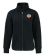 Texas Longhorns 100 Years at DKR Cutter & Buck Roam Recycled Buttery-Soft Knit Womens Full Zip Jacket Black Mannequin