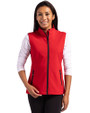 Clique Tempo Eco Stretch Full Zip Womens Softshell Vest REDB PRO_HG 1