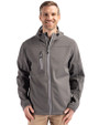 Clique Telemark Eco Stretch Softshell Full Zip Mens Hooded Jacket PSL_PRO_HG 1