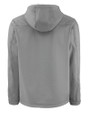 Clique Telemark Recycled Stretch Softshell Mens Full Zip Hooded Jacket Pure Slate Mannequin Back