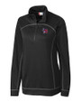 Buffalo Bisons Clique Helsa Performance Knit Womens Half Zip
 Black Mannequin