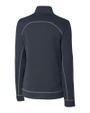 Durham Bulls Clique Helsa Performance Knit Womens Half Zip
 Dark Navy Mannequin Back