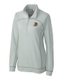 Durham Bulls Clique Helsa  Performance Womens Half Zip Pullover Sweatshirt Light Grey Mannequin