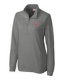 Louisville Bats Clique Helsa  Performance Womens Half Zip Pullover Sweatshirt TTN_MANN_HG 1