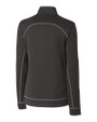 Birmingham Barons Clique Helsa  Performance Womens Half Zip Pullover Sweatshirt Black Mannequin Back