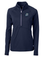 Gulf Shores High School Cutter & Buck Adapt Eco Knit Stretch Recycled Womens Half Zip Pullover NVBU_MANN_HG 1