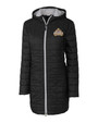 Riverdale High School Cutter & Buck Rainier PrimaLoft®  Womens Eco Insulated Hooded Long Coat BL_MANN_HG 1