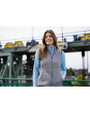Cutter & Buck Mainsail Sweater-Knit Womens Full Zip Vest Polished Heather Lifestyle