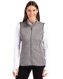 Cutter & Buck Mainsail Sweater Knit Womens Full Zip Vest POH PRO_HG 1