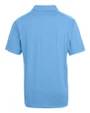 Mannequin back view of an Atlas Cutter & Buck Prospect Eco Textured Stretch Recycled Mens Short Sleeve Polo