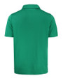 Mannequin back view of a Kelly Green Cutter & Buck Prospect Eco Textured Stretch Recycled Mens Short Sleeve Polo