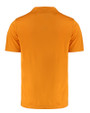 Mannequin back view of an Orange Burst Cutter & Buck Prospect Eco Textured Stretch Recycled Mens Short Sleeve Polo