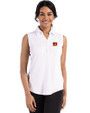 Cincinnati Bengals Cutter & Buck Forge Recycled Four-Way Stretch Womens Sleeveless Polo White Front