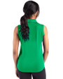 Seattle Seahawks Historic Cutter & Buck Forge Eco Stretch Recycled Womens Sleeveless Polo Kelly Green Back