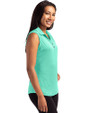 Miami Dolphins Mono Cutter & Buck Forge Eco Stretch Recycled Womens Sleeveless Polo Fresh Mint Heather Side