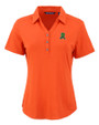 Dayton Dragons Cutter & Buck Forge Eco Stretch Recycled Womens Short Sleeve Polo College Orange Mannequin