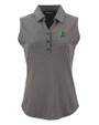 Dayton Dragons Cutter & Buck Forge Recycled Four-Way Stretch Womens Sleeveless Polo Dark Black Heather Mannequin