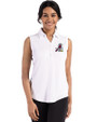 Springfield Cardinals Cutter & Buck Forge Recycled Four-Way Stretch Womens Sleeveless Polo White Front