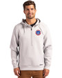 South Bend Cubs Cutter & Buck Roam Epic Versatility Half Zip Recycled Mens Hooded Pullover Solitare Front
