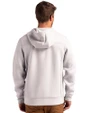 Durham Bulls Cutter & Buck Roam Epic Versatility Half Zip Recycled Mens Hooded Pullover Solitare Back