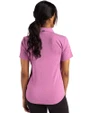 Minnesota Twins Mono Cutter & Buck Forge Eco Stretch Recycled Womens Short Sleeve Polo Gelato Heather Back