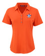 Houston Astros Cutter & Buck Forge Eco Stretch Recycled Womens Short Sleeve Polo CLO_MANN_HG 1