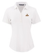 Houston Astros Cooperstown Cutter & Buck Forge Eco Stretch Recycled Womens Short Sleeve Polo WH_MANN_HG 1