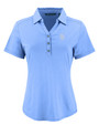 San Diego Padres Mono Cutter & Buck Forge Eco Stretch Recycled Womens Short Sleeve Polo DALH_MANN_HG 1