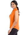 Baltimore Orioles Cutter & Buck Forge Eco Stretch Recycled Womens Sleeveless Polo Orange Burst Side
