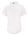 Baldwin Wallace Yellow Jackets Cutter & Buck Forge Eco Stretch Recycled Womens Short Sleeve Polo White Mannequin Back