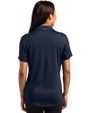Texas Longhorns Cutter & Buck Forge Eco Stretch Recycled Womens Short Sleeve Polo Navy Blue Back