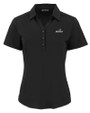 Providence Friars Cutter & Buck Forge Eco Stretch Recycled Womens Short Sleeve Polo BL_MANN_HG 