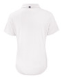 Florida State Seminoles Cutter & Buck Forge Eco Stretch Recycled Womens Short Sleeve Polo White Mannequin Back