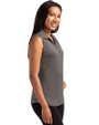 UNLV Rebels Cutter & Buck Forge Eco Stretch Recycled Womens Sleeveless Polo Dark Black Heather Side