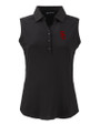 USC Trojans Cutter & Buck Forge Eco Stretch Recycled Womens Sleeveless Polo Black Mannequin