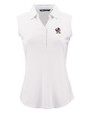 Louisville Cardinals College Vault Cutter & Buck Forge Eco Stretch Recycled Womens Sleeveless Polo White Mannequin