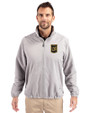 LAFC Cutter & Buck Charter Eco Knit Recycled Big & Tall Full-Zip Jacket Polished Medium Gray Front