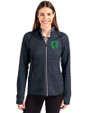 Seattle Sounders FC Cutter & Buck Mainsail Full Zip Hooded Womens Jacket Liberty Navy Heather Front