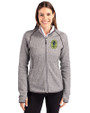 Nashville SC Cutter & Buck Mainsail Sweater-Knit Womens Full Zip Hooded Jacket Polished Heather Front